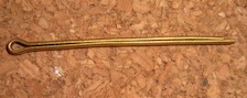 Split cotter pin - brass.